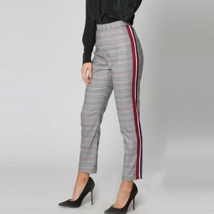 Lavender Brown Plaid Pants NWOT